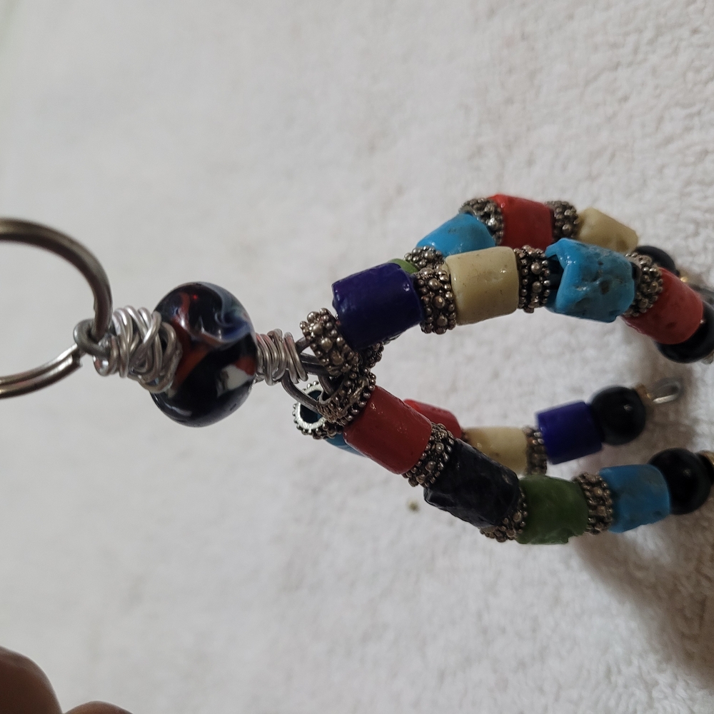 Colorful Beaded Keychain - Picture 5 of 15